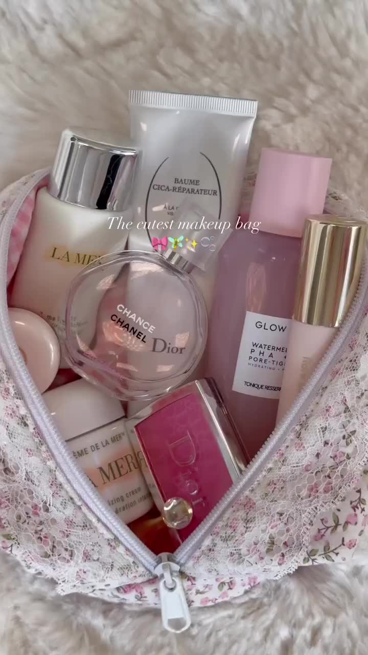 the cutest makeup bag🎀🧚‍♂️✨ᰔ