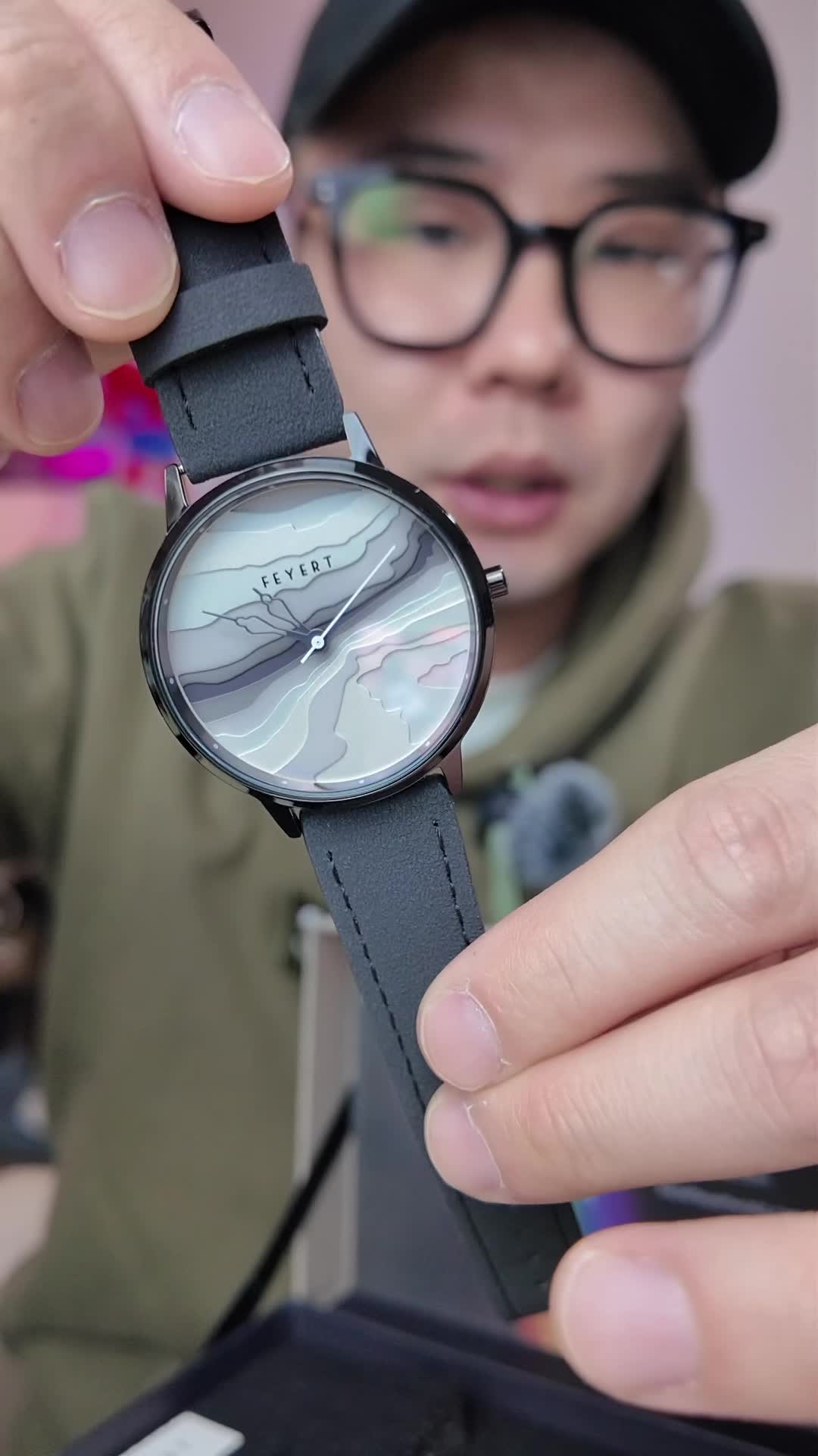 这款小众独特设计的腕表，你们喜欢吗？开箱费耶特手表