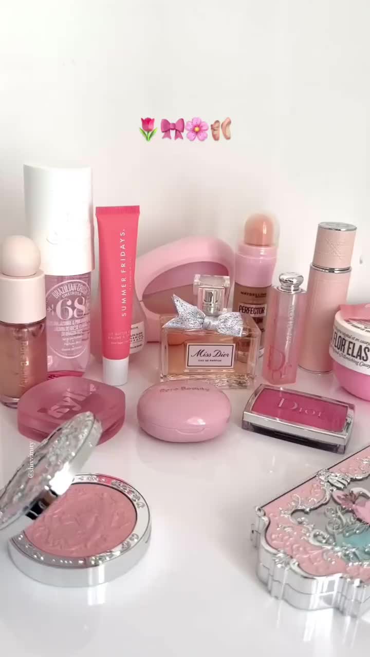 pink🎀black🔘yellow💛makeup stuff