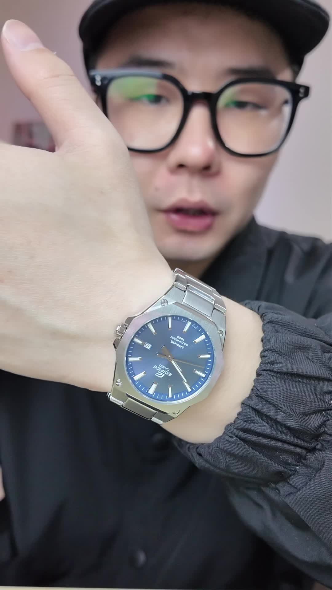 卡西欧EDIFICE商务休闲腕表！开箱测评