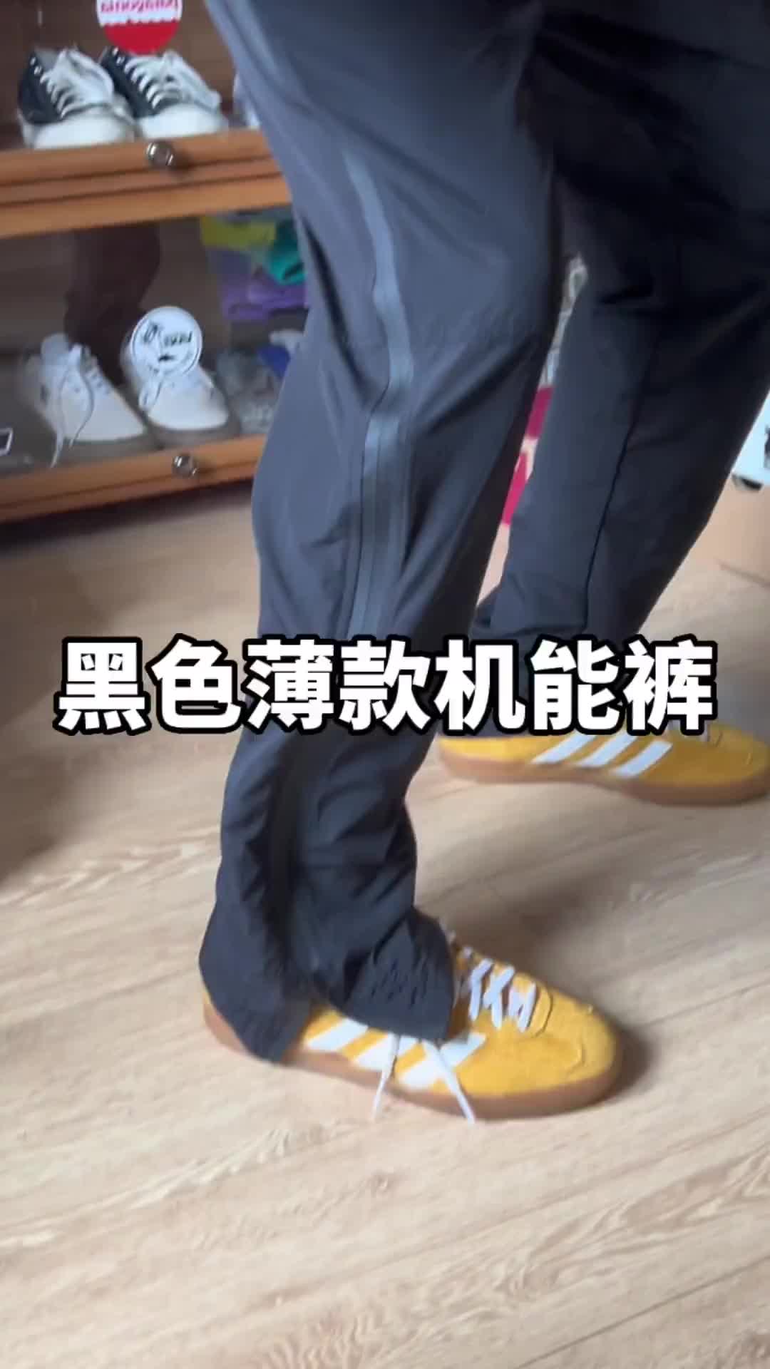 黑色薄款直筒机能裤夏天也能穿的帅裤！