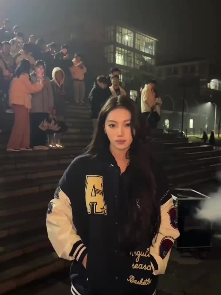 朋友说我今天像韩国女高