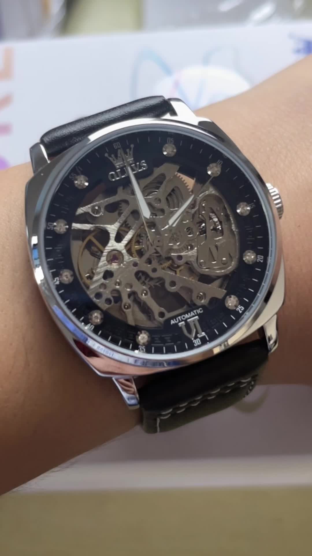 开箱测评，欧利时睿智系列机械腕表
