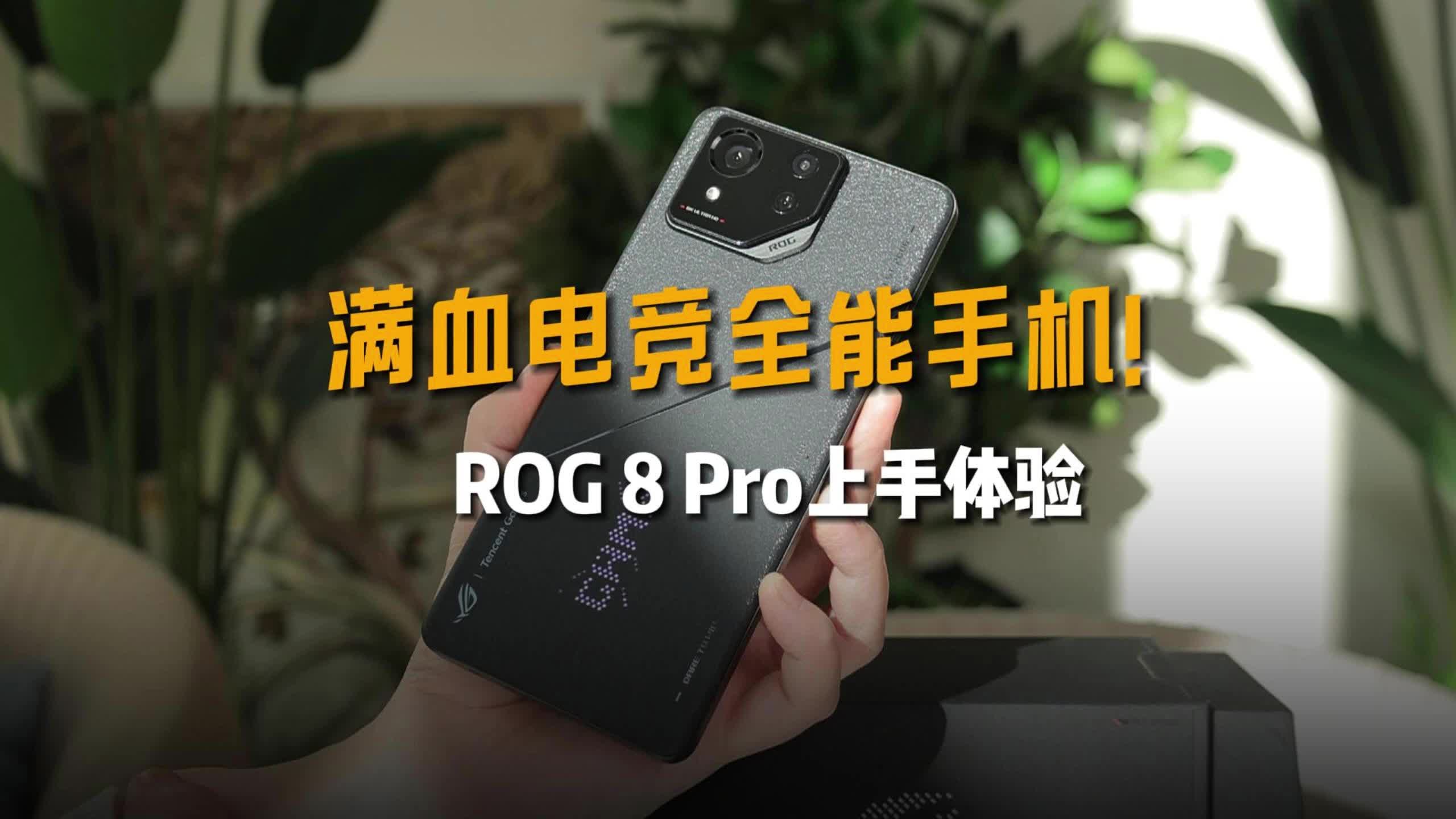 满血电竞全能手机 ROG 8 Pro体验