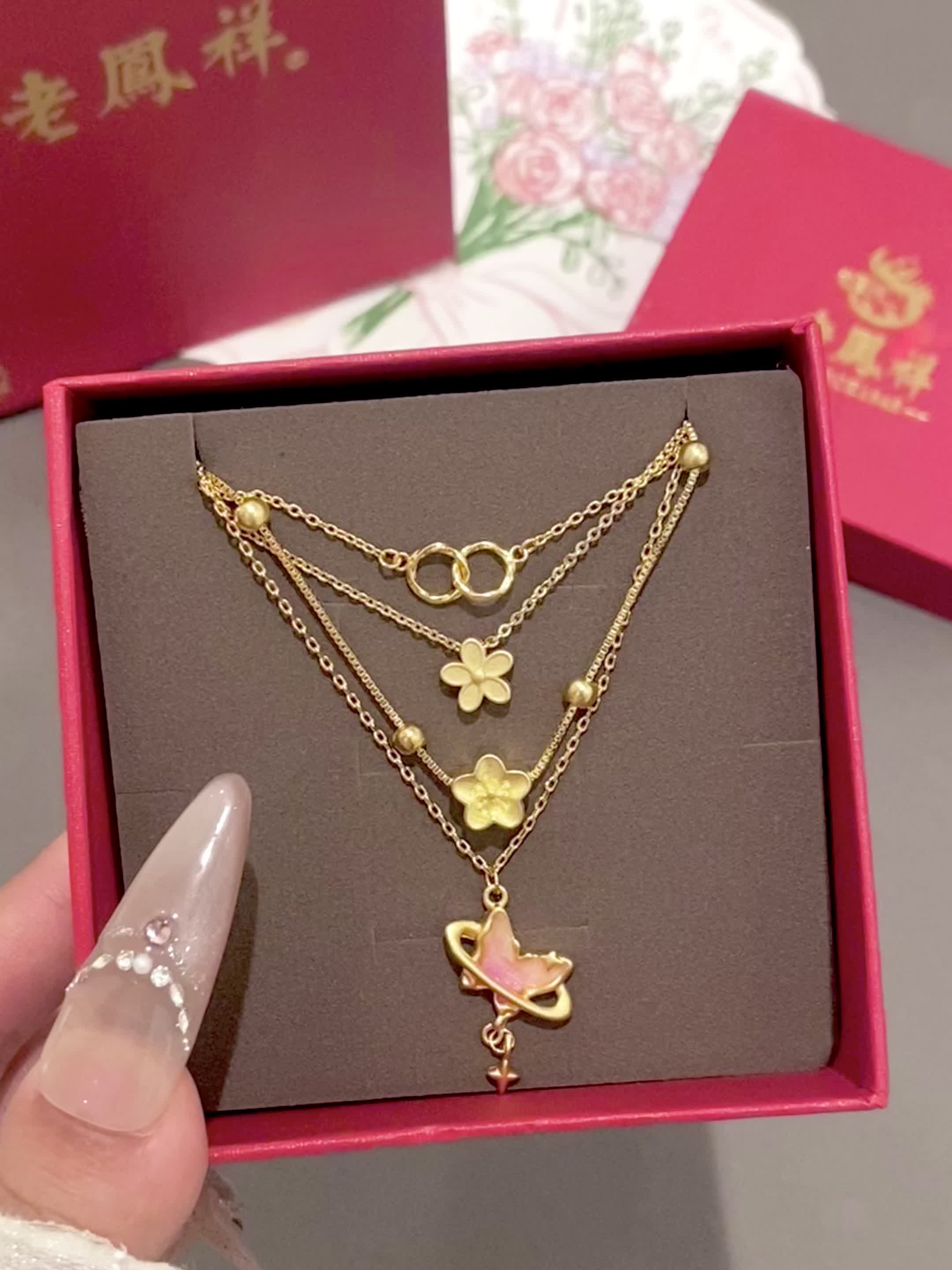 女孩子囤金！七夕能撑场面的黄金项链合集✨