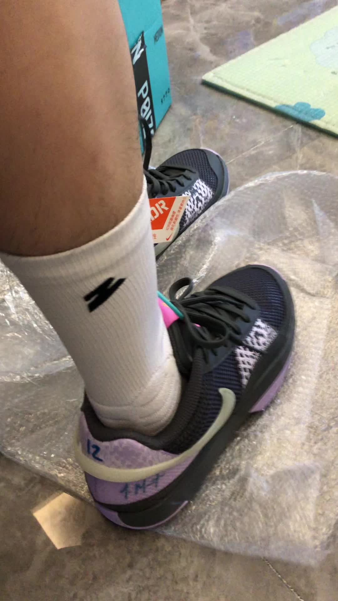 莫兰特一代黑紫配色上脚分享