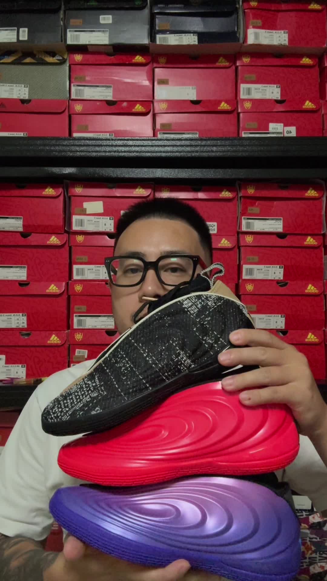 哈登上脚纯白11代❓三双新配色开箱❗