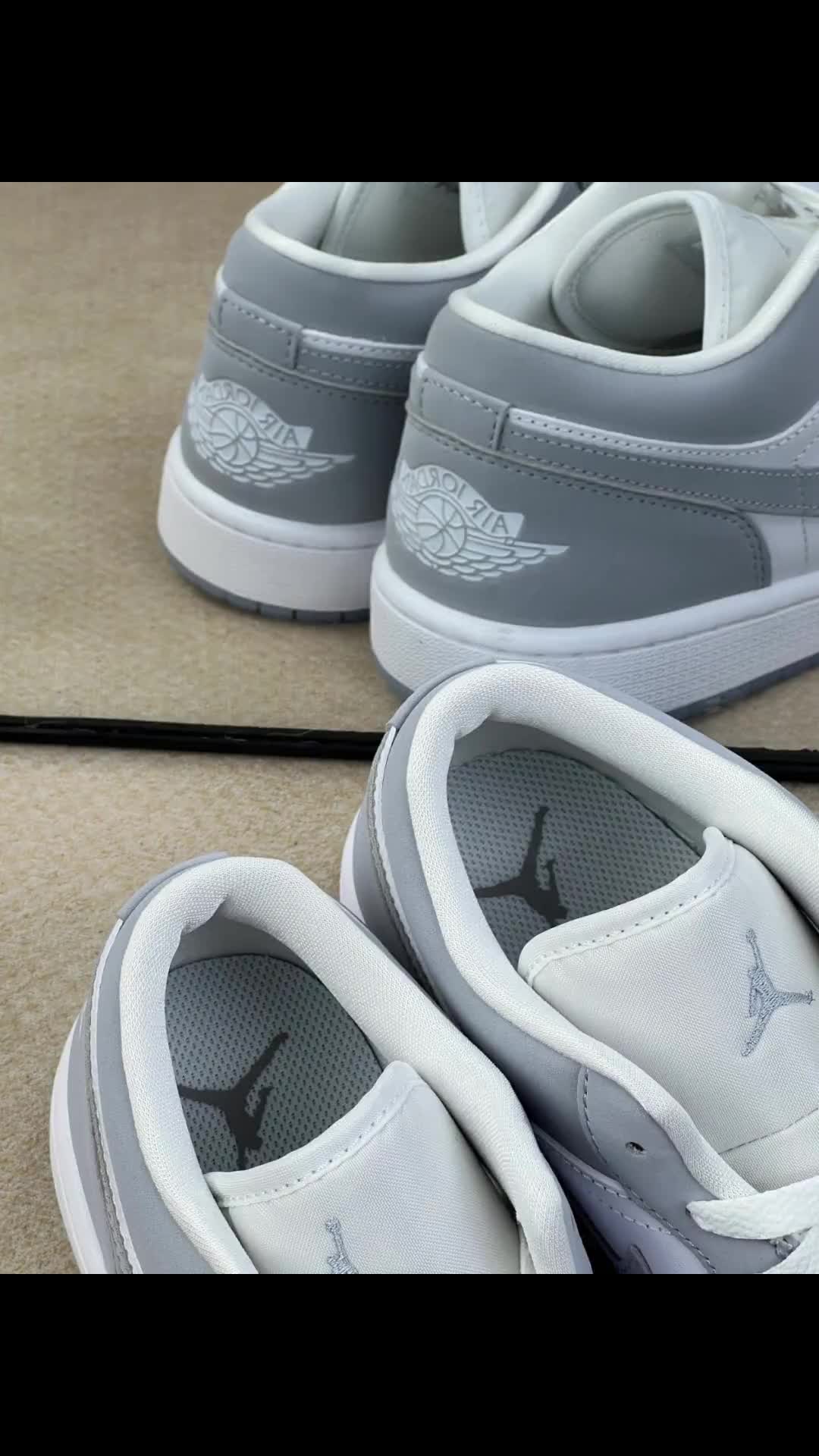 灰门永存 灰白AJ1 Low超耐看