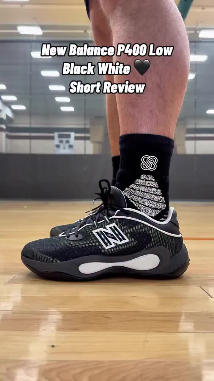 New Balance P400 Low 黑白｜低帮全能实战篮球鞋