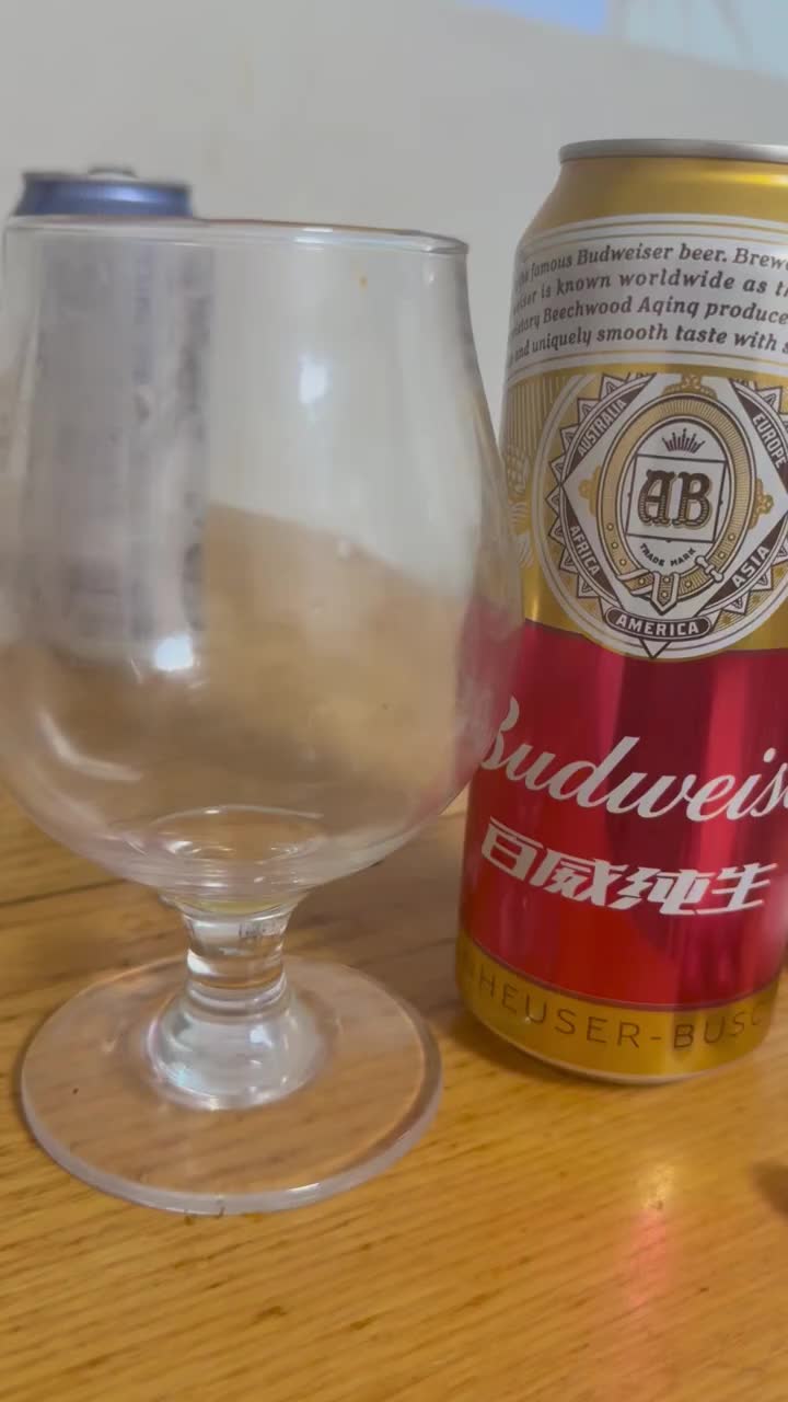 百威纯生啤酒，锁住鲜活麦香，入口顺滑，冰镇后搭配烧烤绝配