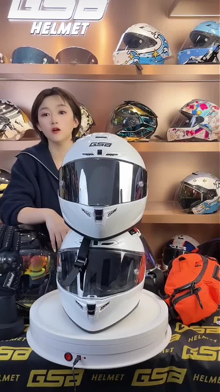 gsb珍珠白头盔GT嘎嘎推荐入手