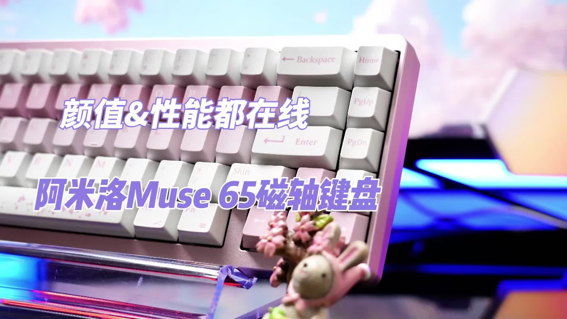 颜值&性能都在线—阿米洛Muse 65磁轴键盘