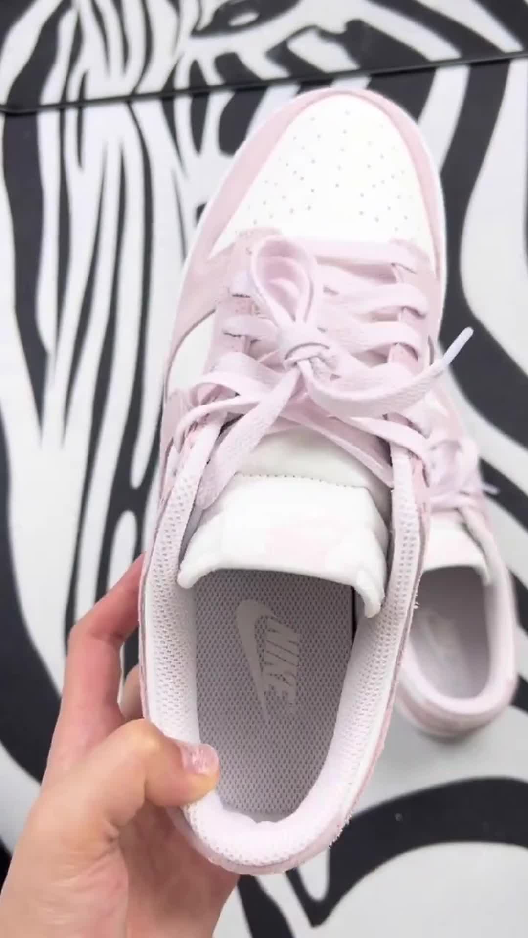 粉白Nike Dunk甜妹日常穿搭神器