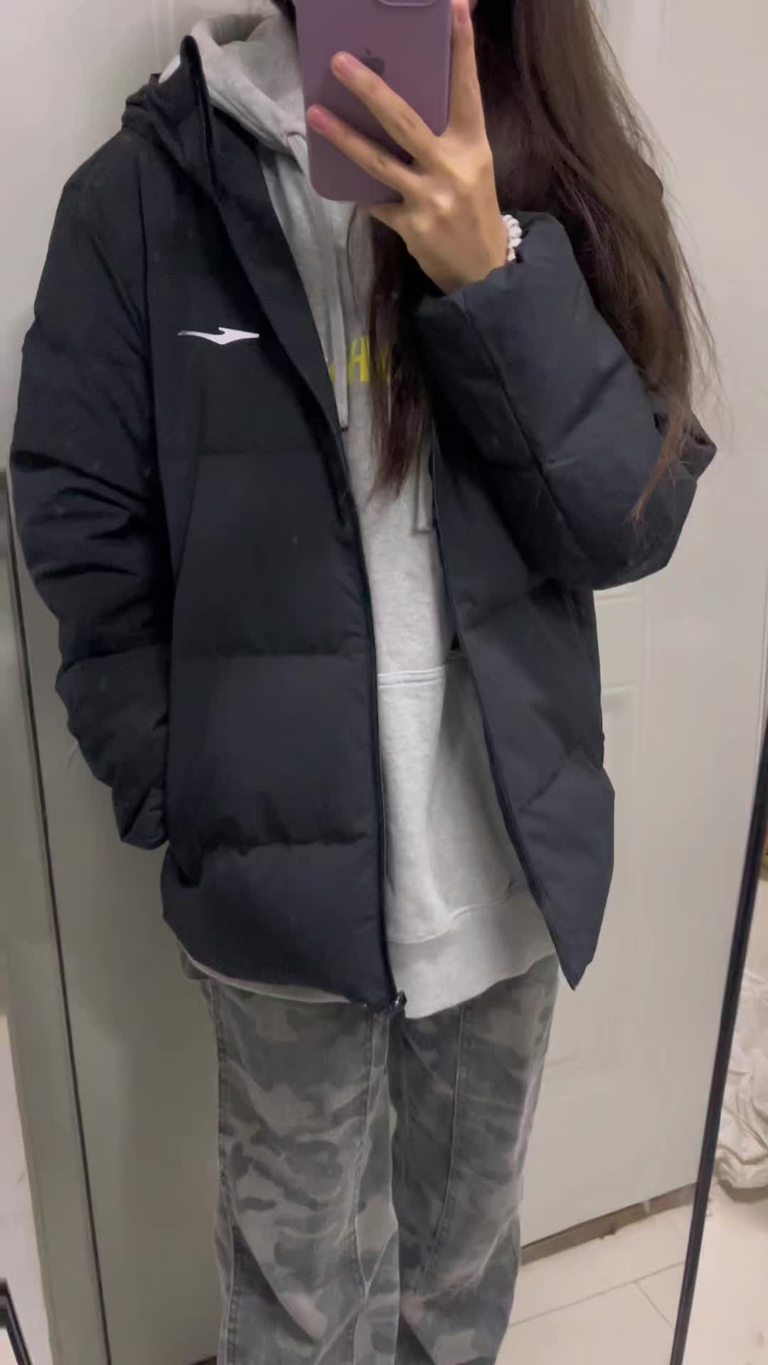 国货之光⭐️鸿星尔克羽绒服