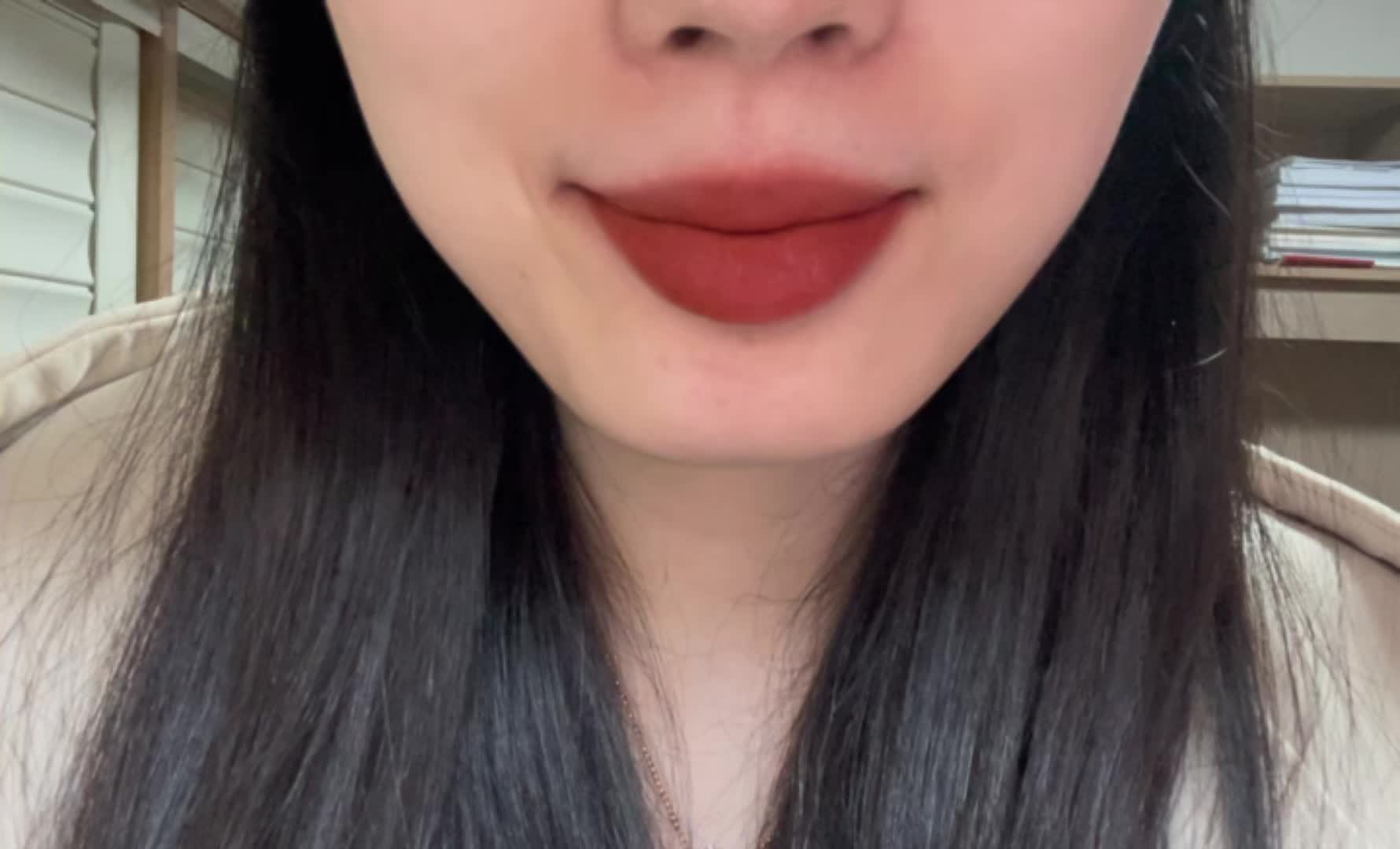 超级显白的南瓜色💄