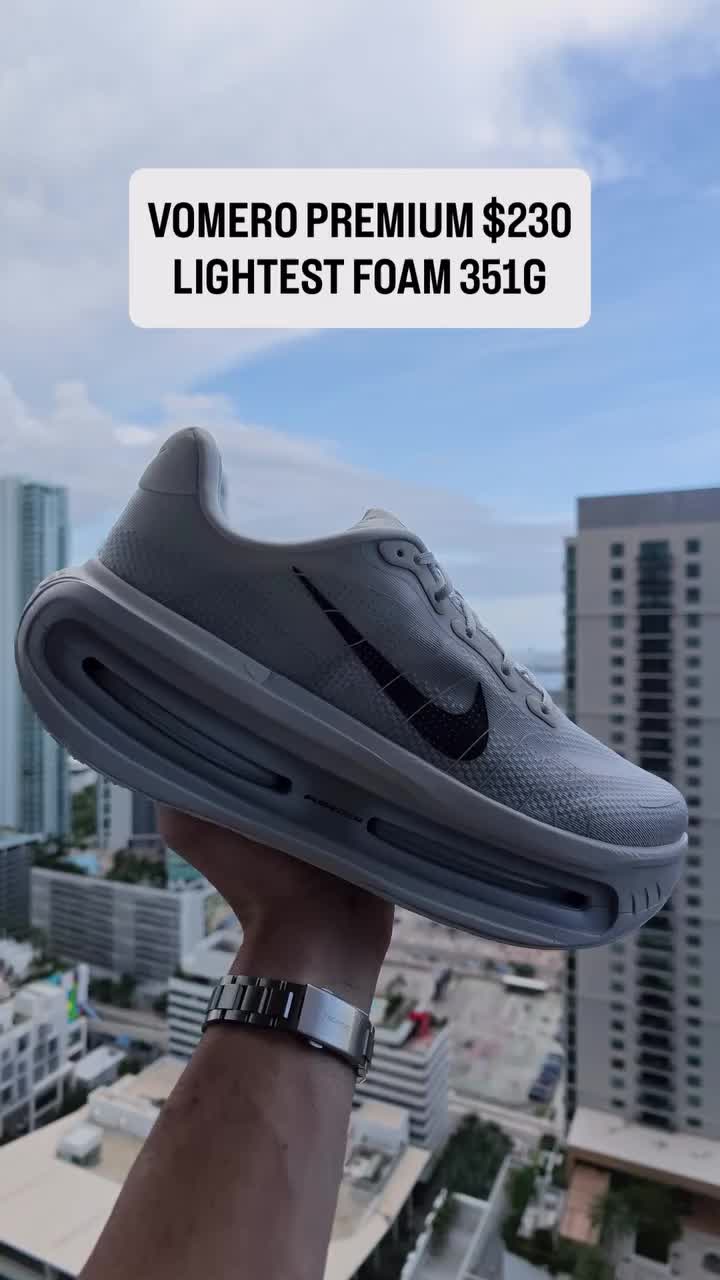 厚底缓震⚡Nike Vomero Premium全新跑鞋解析