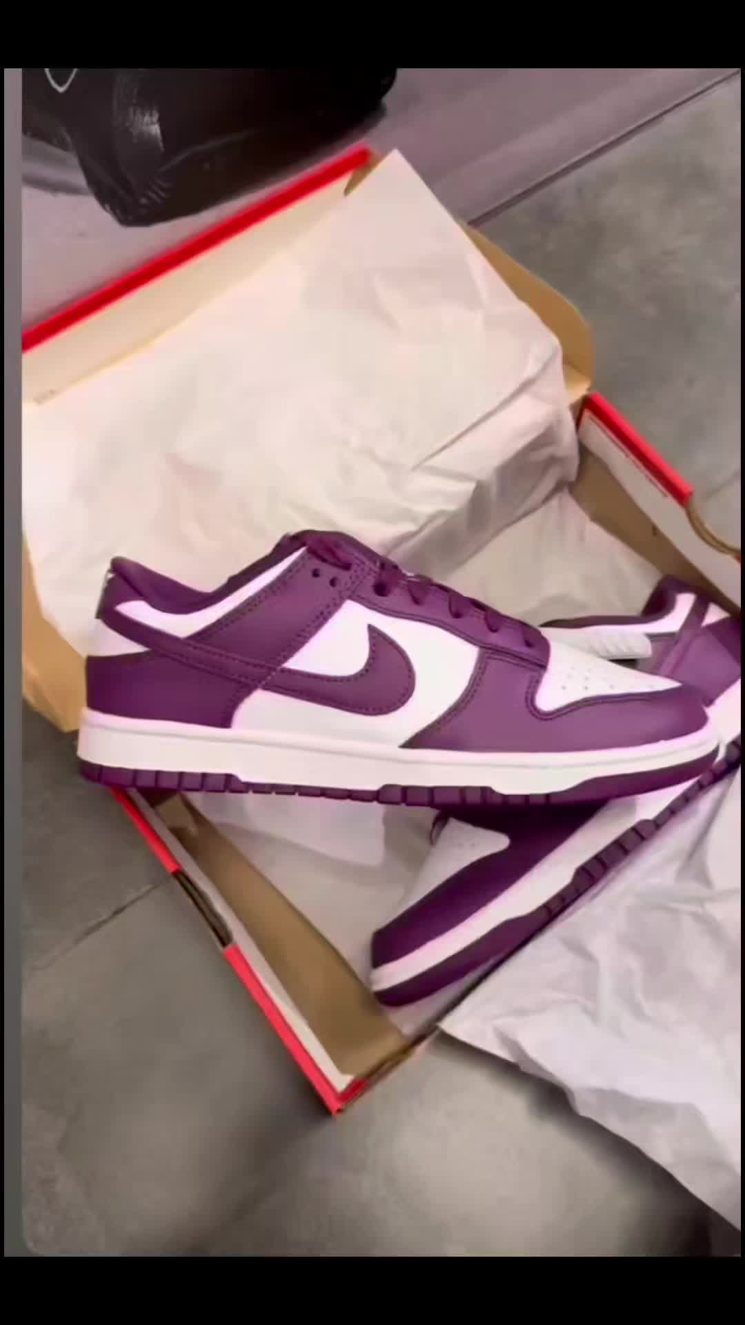 Nike Dunk Low Retro 低帮 板鞋 男女同款 紫白