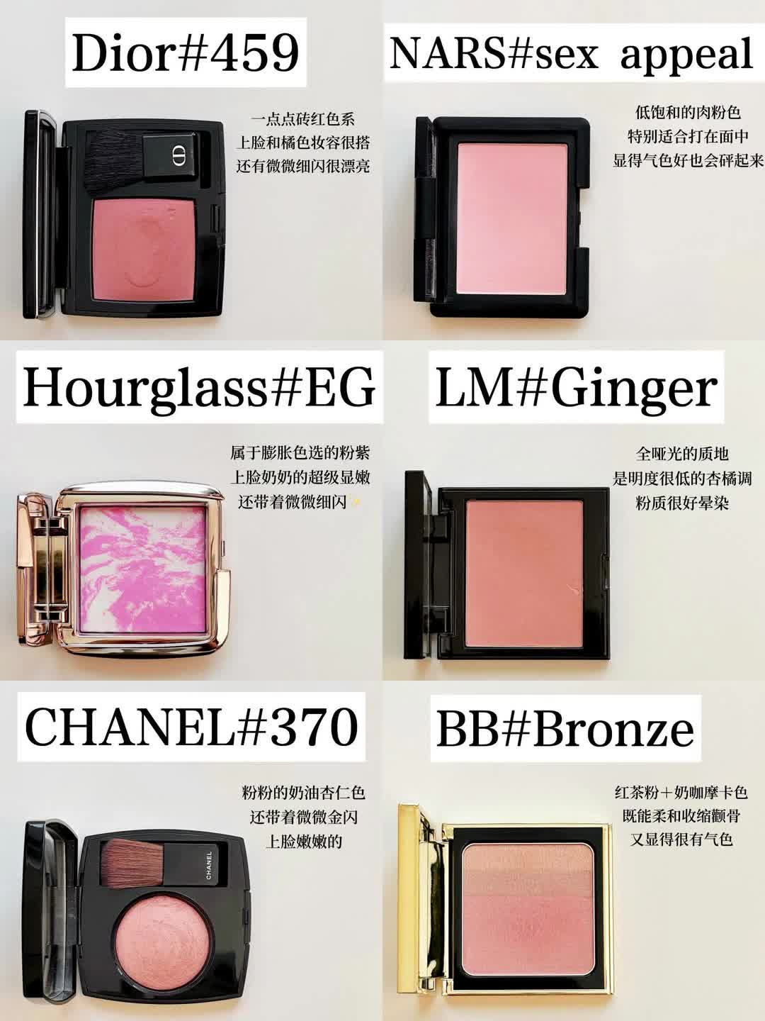 经典腮红试色！
