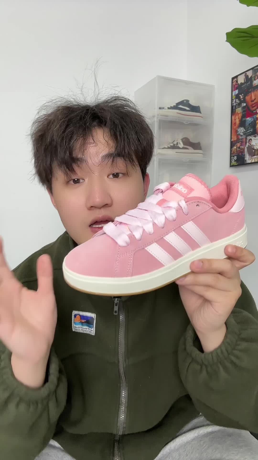 不能碰水的阿迪板鞋，难怪便宜‼️