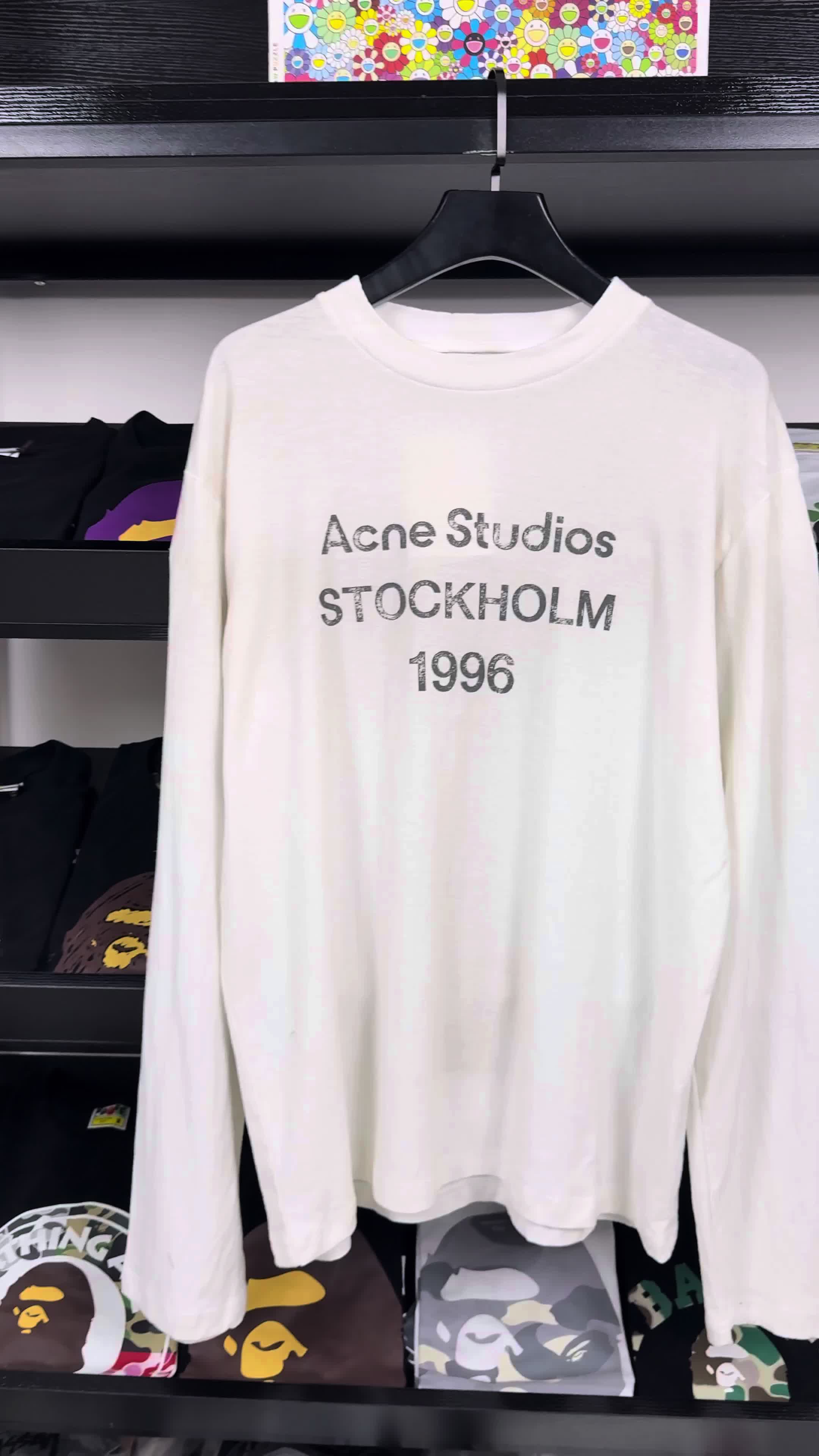  极简复古风！Acne Studios 1996长袖T永不过时！