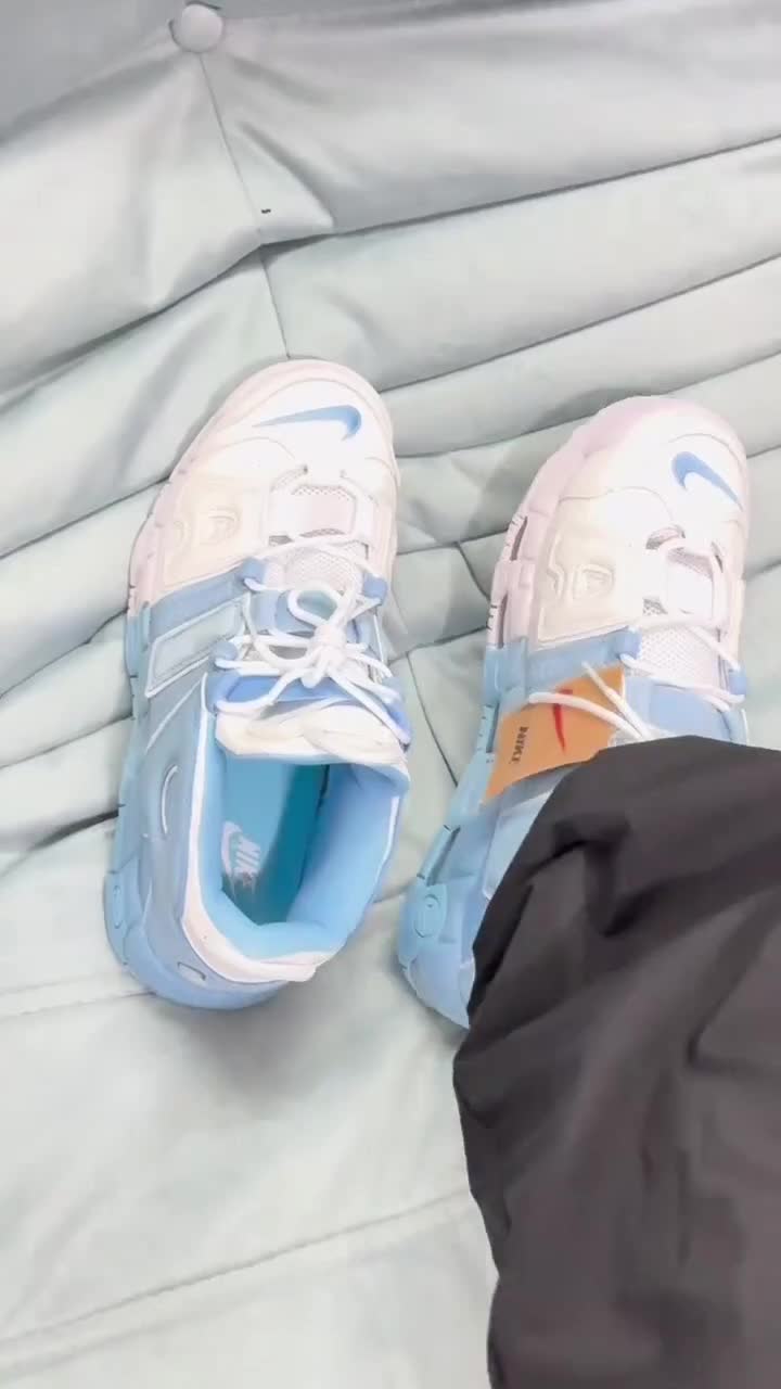 Nike Air More Uptempo 皮蓬大Air 缓震 复古 防水 运动休闲鞋