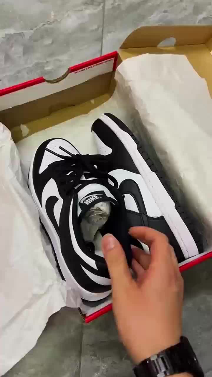Nike Dunk Retro "Black" 皮革 经典外观与现代流行结合 耐磨 低帮 板鞋 男款