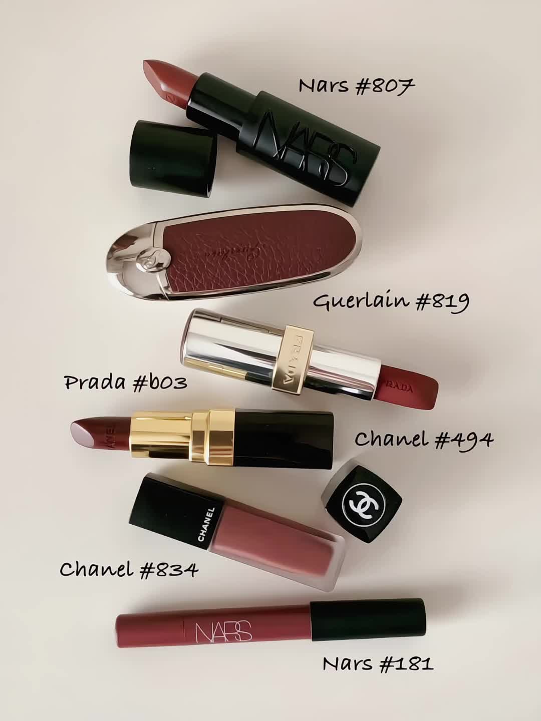 秋冬爱用口红💄