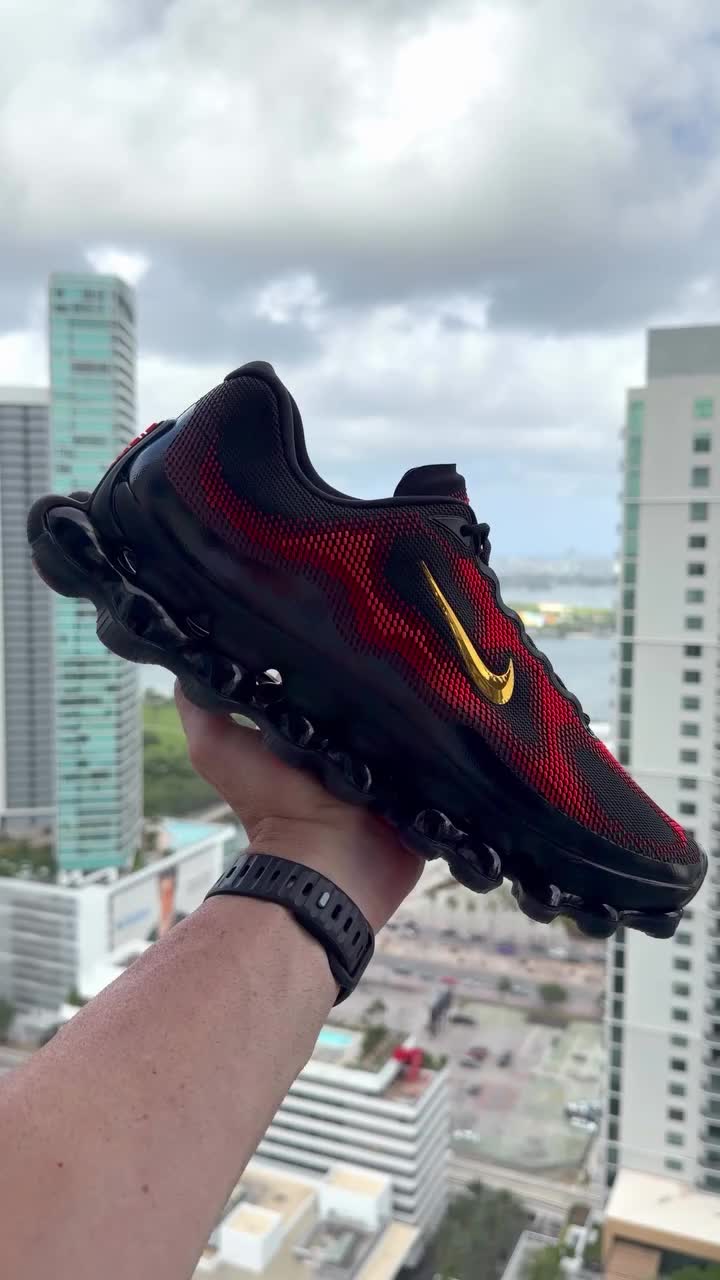 气场直接拉满！红黑金Air Max，踩在云朵上的行走