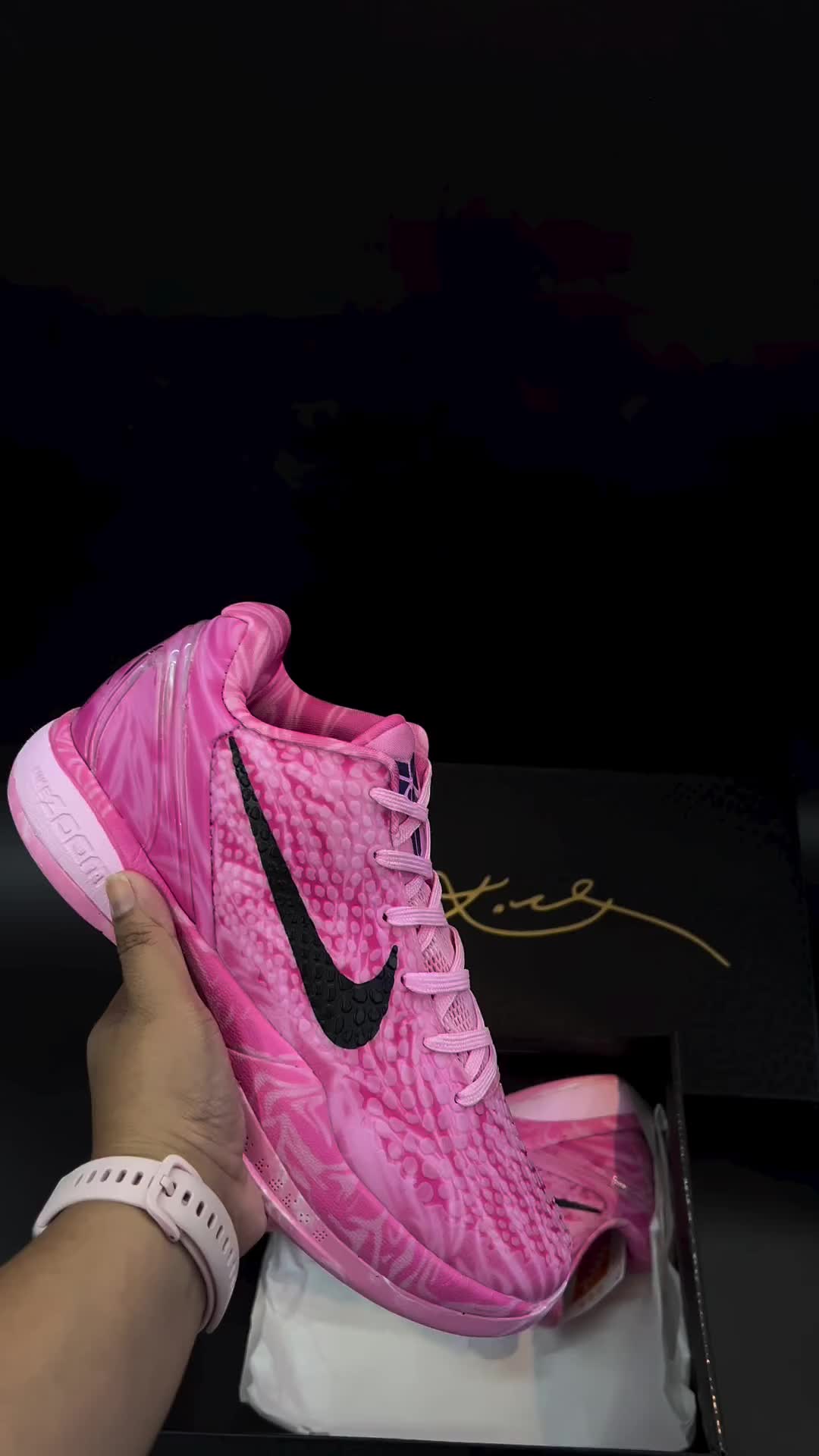 颜值天花板✨Nike Kobe6 Protro粉渐变实战情怀双在线​