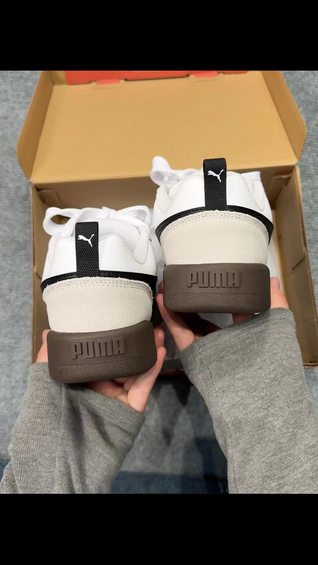 春日心动的彪马面包鞋