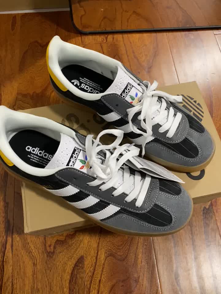 adidas Originals Gazelle Indoor 舒适缓震 防滑耐磨 绒面革 德训鞋
