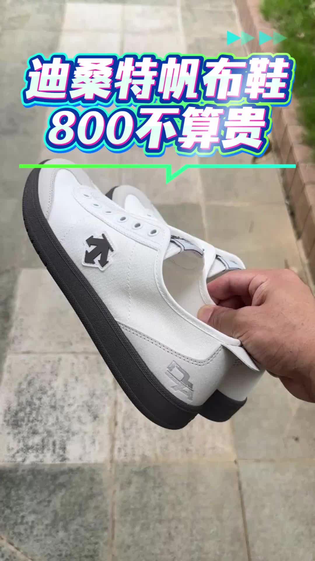 800元迪桑特一脚蹬帆布鞋贵吗？