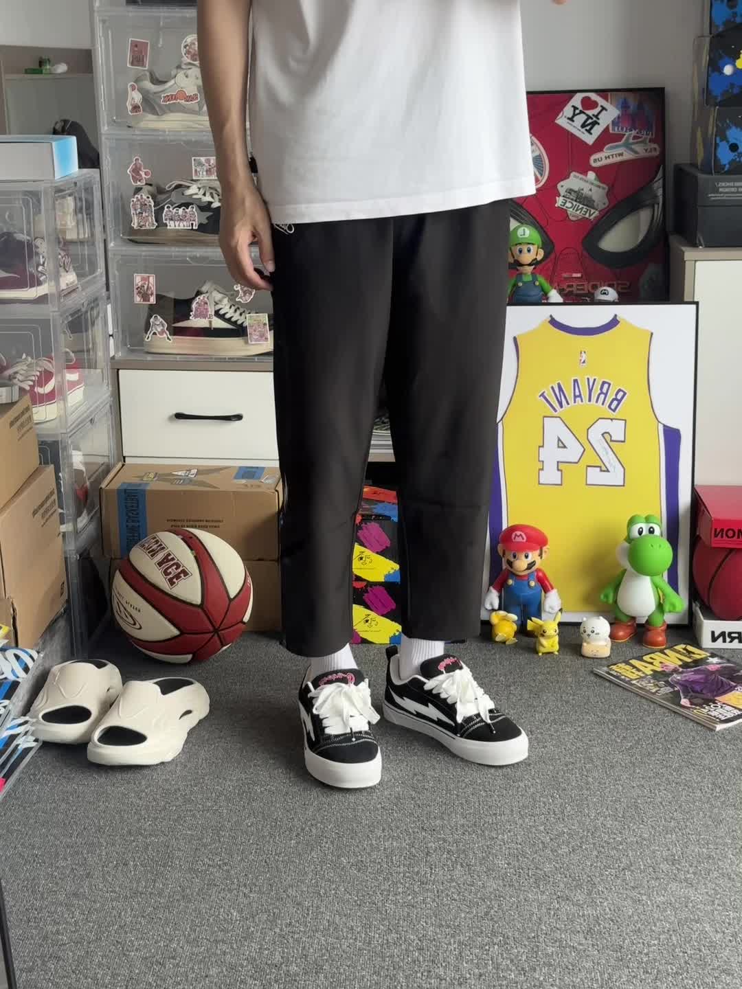 梭织九分裤是我最近可爱穿的裤子