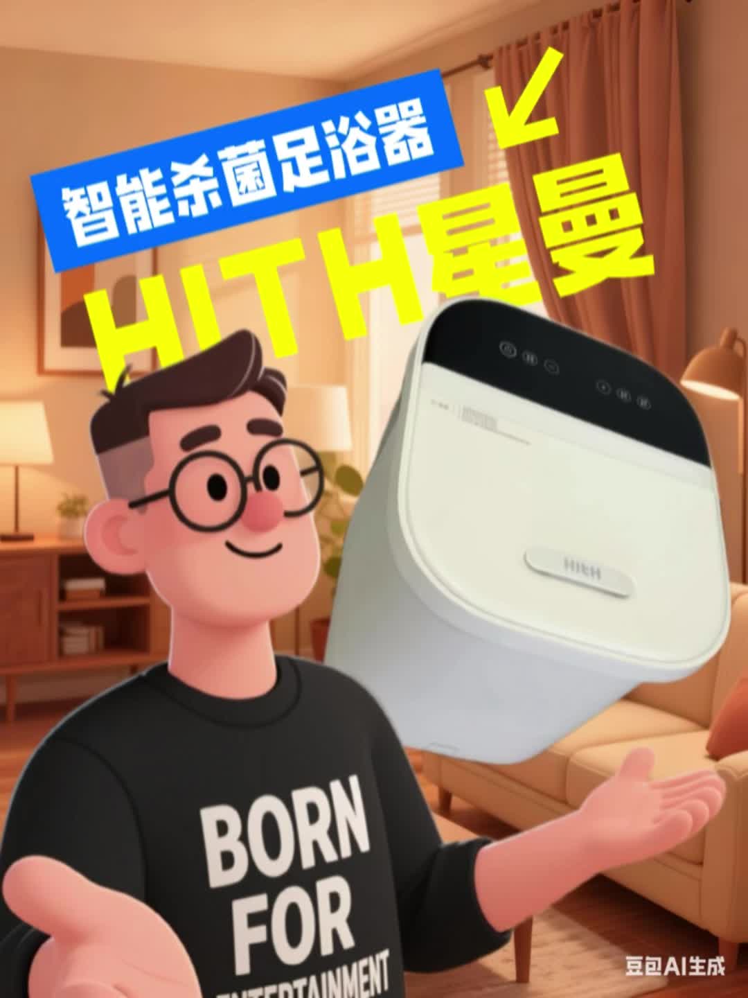 边泡边杀菌，一家人都能用的泡脚桶