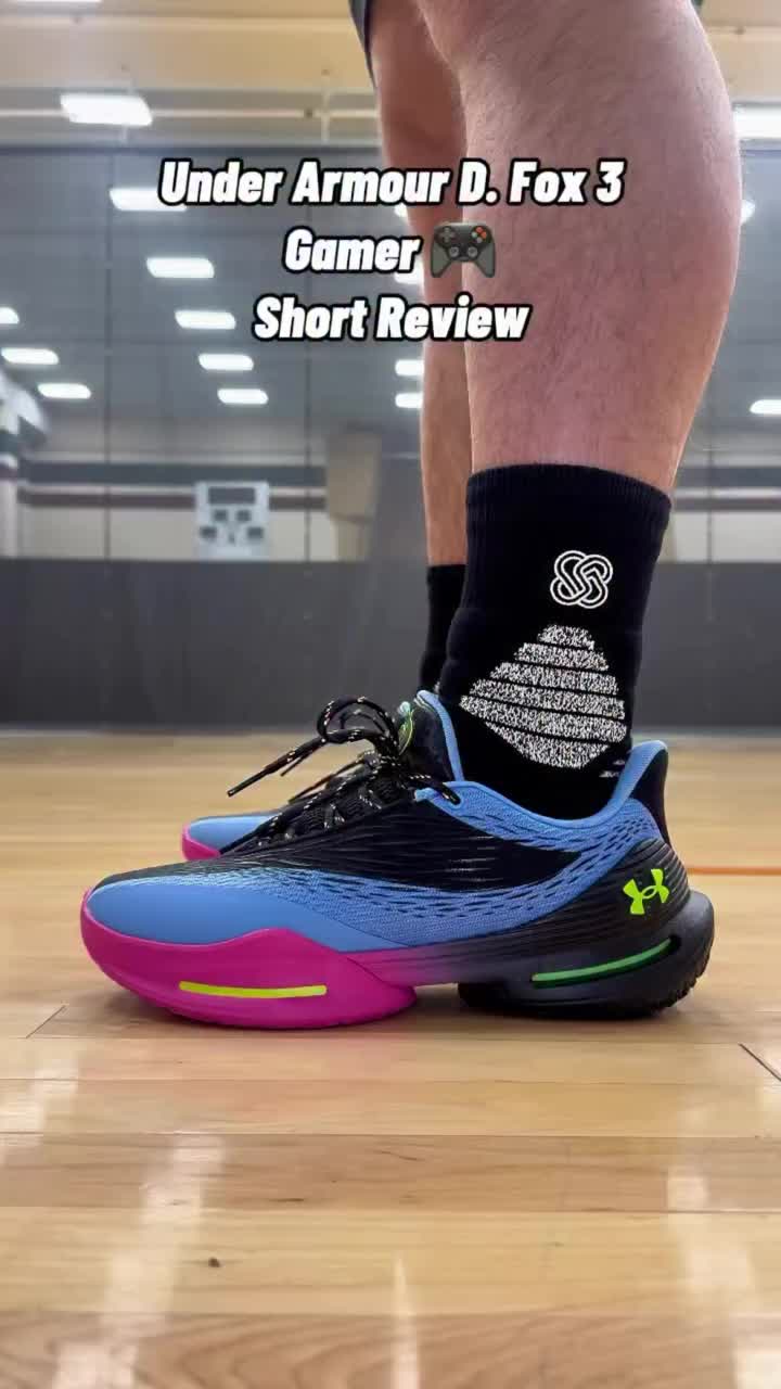电玩玩家配色✨UA福克斯3 De'Aaron Fox 3实战篮球鞋