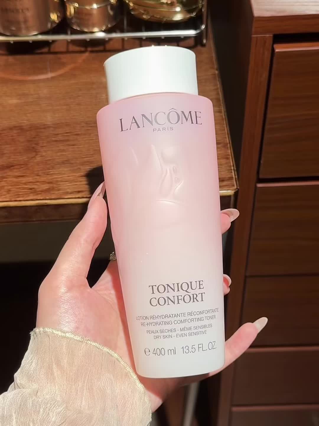 敏皮秋冬救星！兰蔻粉水直接焊脸