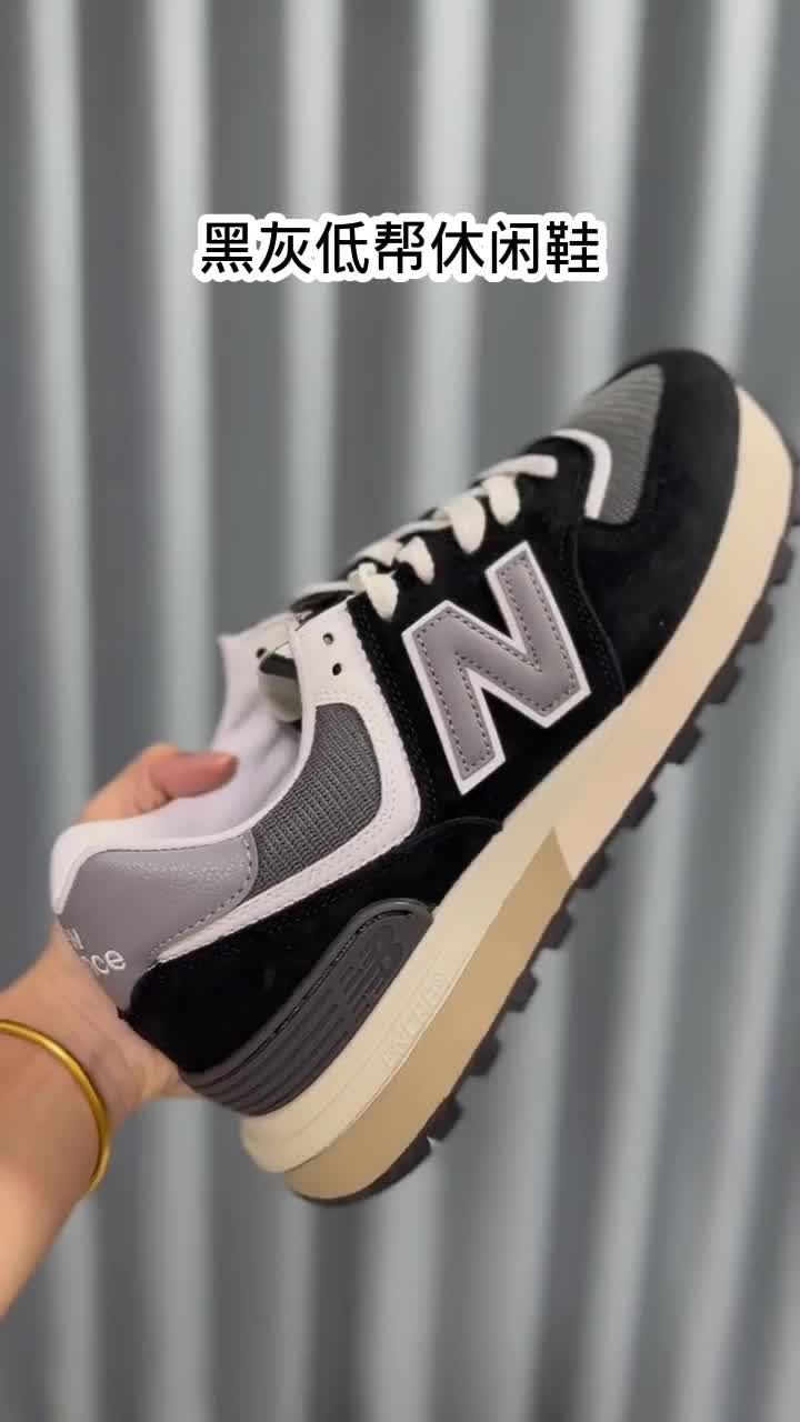 🍃New Balance 574 Legacy黑灰款✨，复古舒适一步到位💖