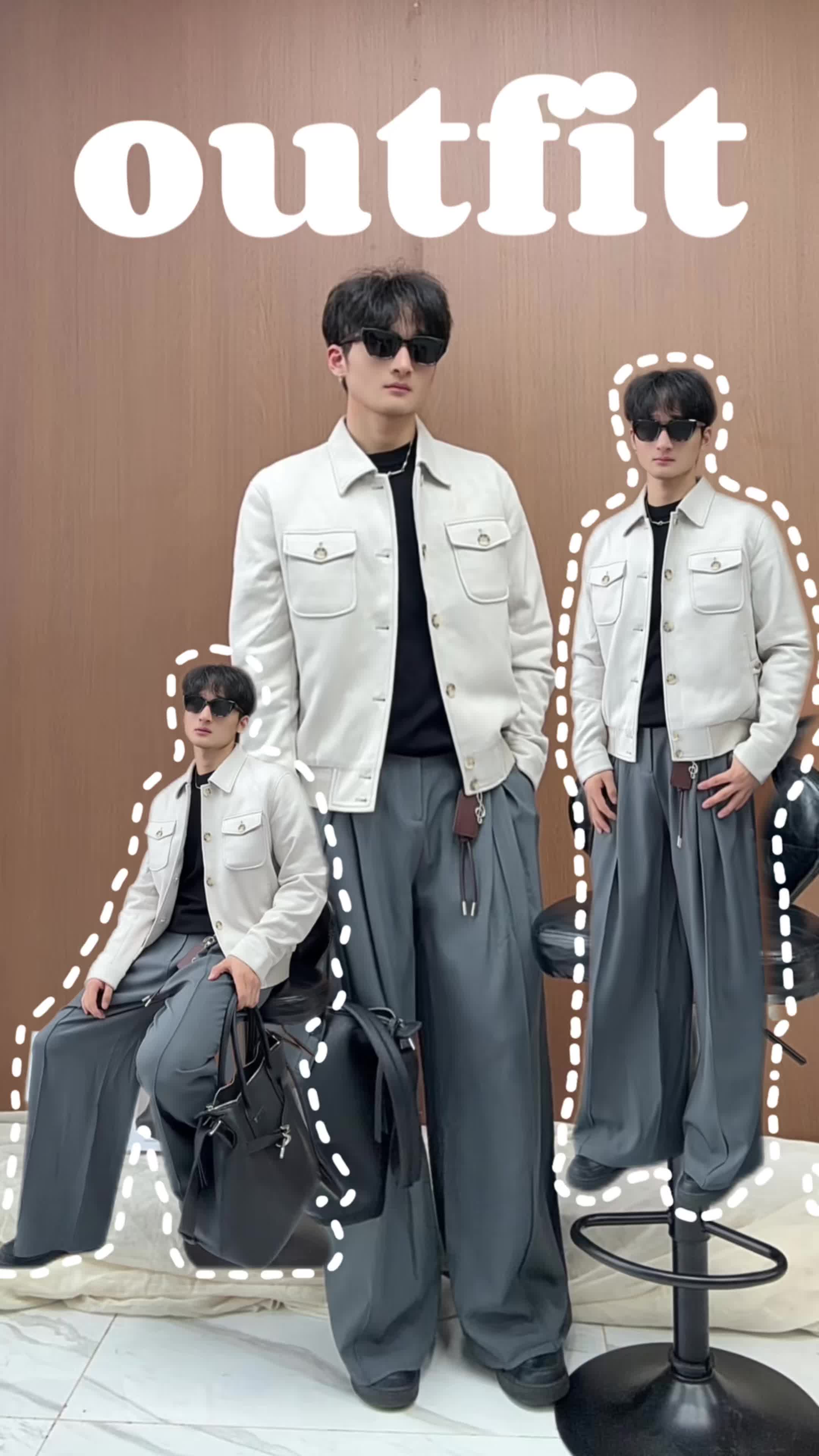 175/67男生秋季氛围感穿搭