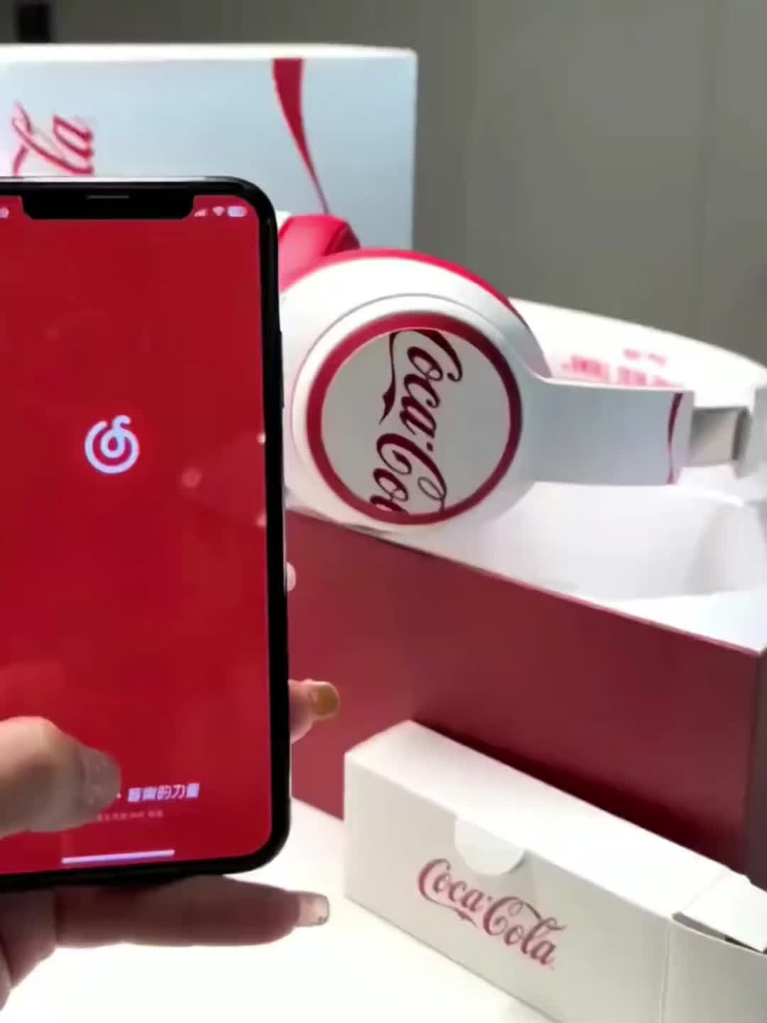 Coca-Cola可口可乐 T05 跨界潮品 电竞降噪耳机🎧~