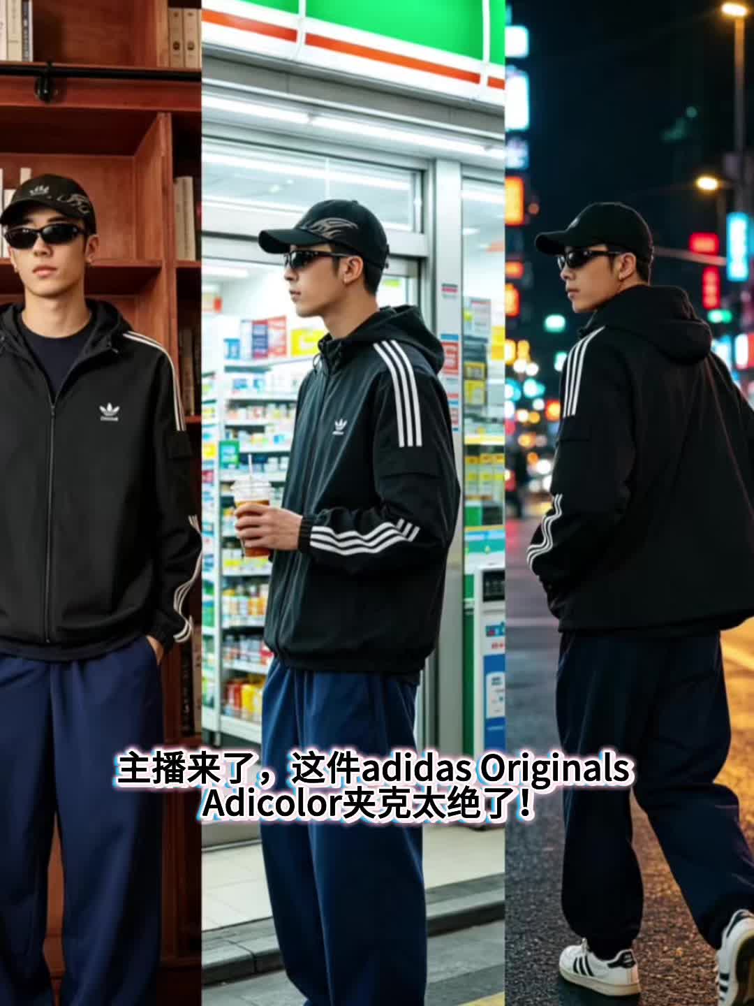 三叶草这件连帽外套真的太适合春秋🔥