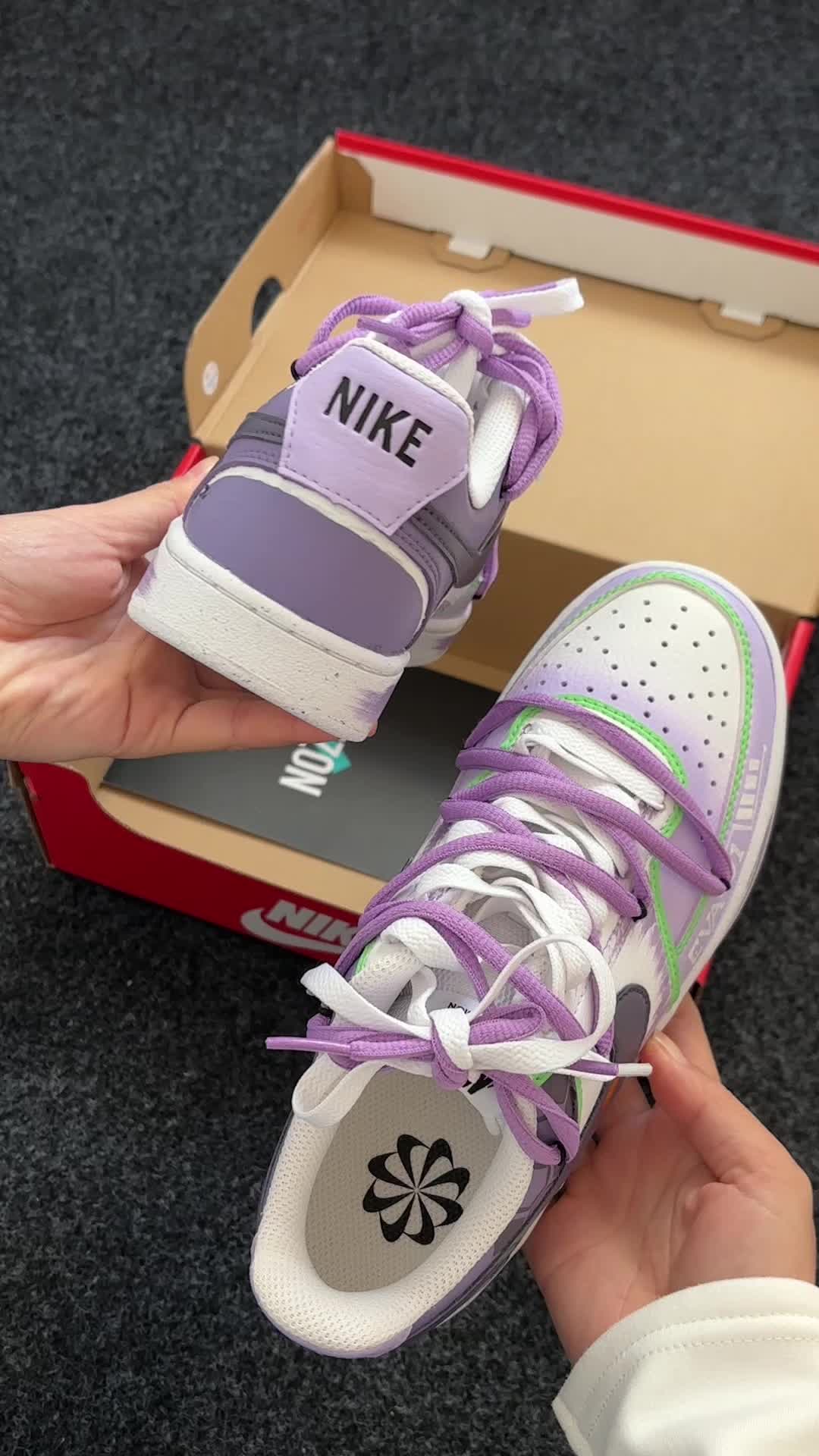 Nike💜 ！我被这双鞋美到了～