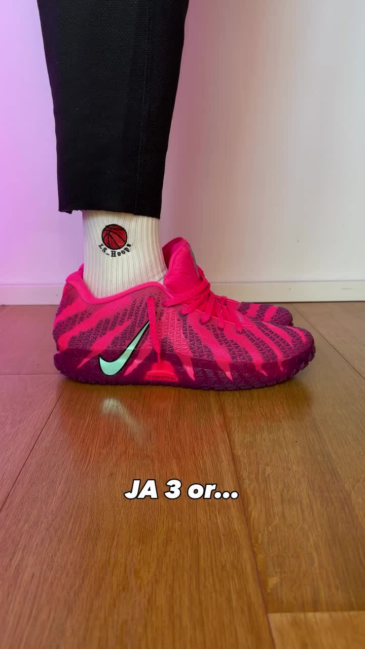 荧光粉对决！Nike莫兰特JA3&JA4上脚实测，该选哪一代？