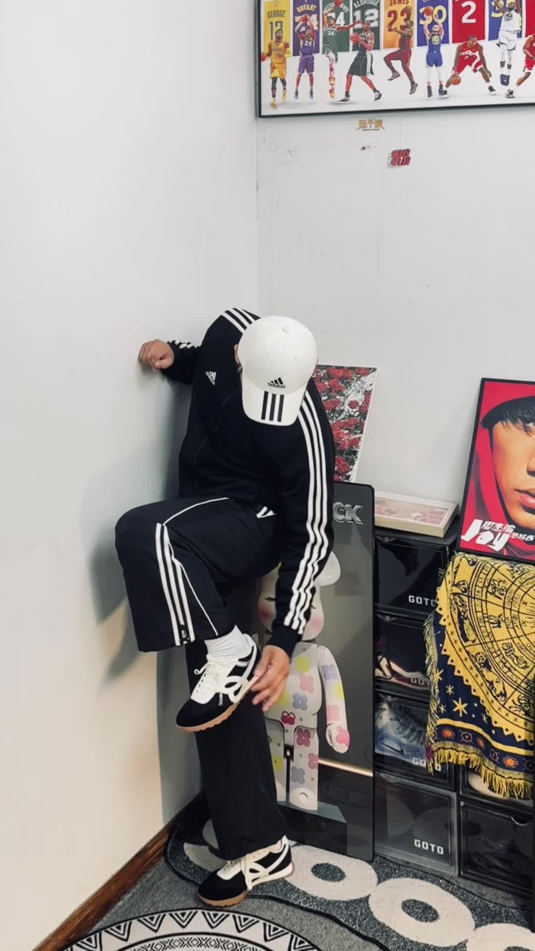 复古运动风叠穿 松弛感拉满