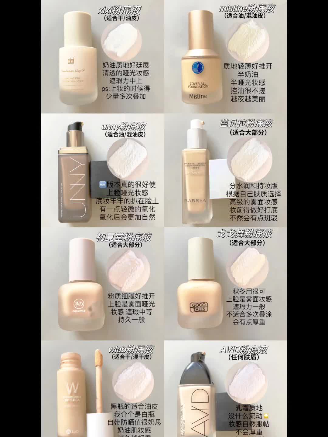 学生党粉底液测评