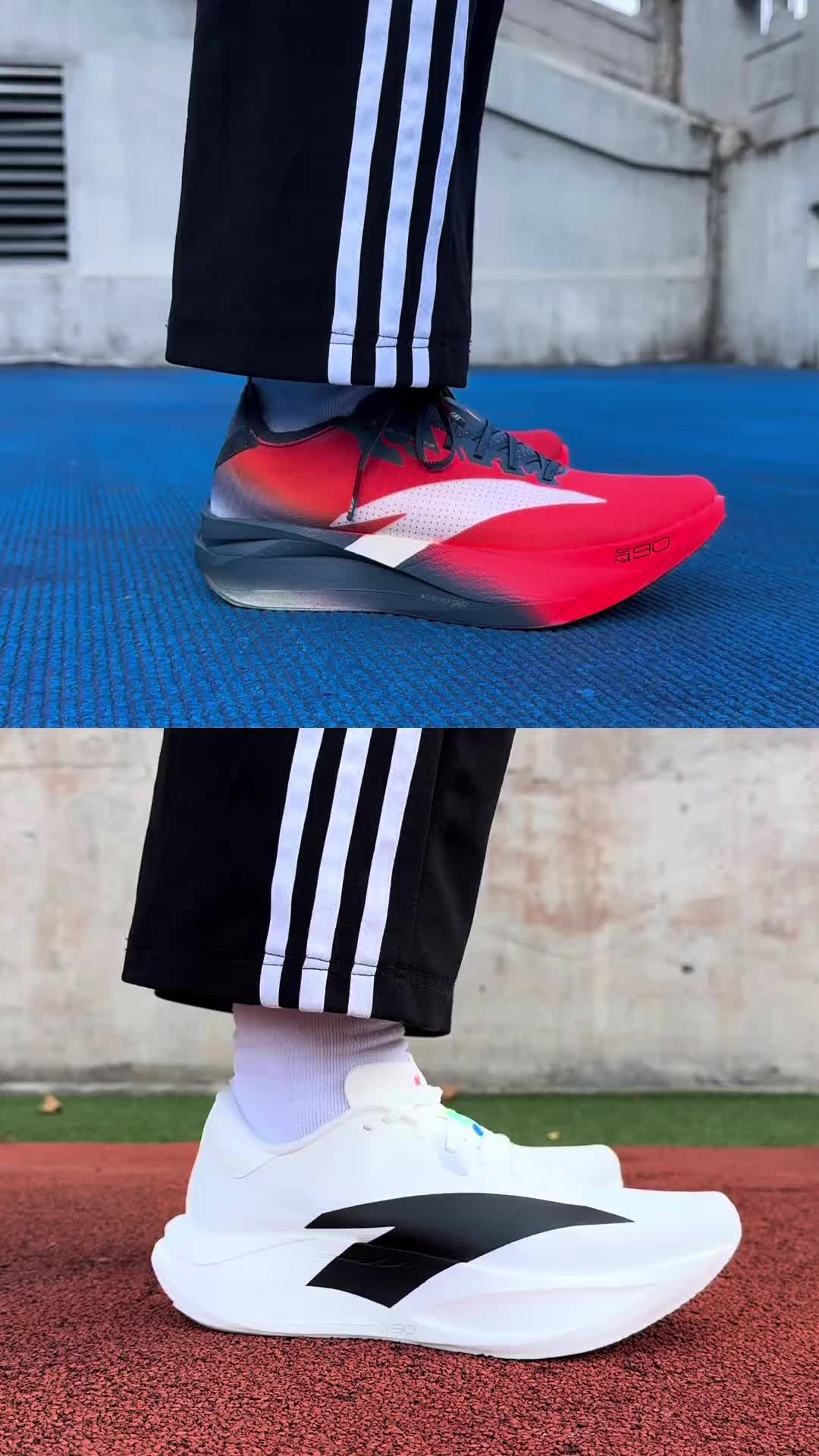 氮90也分高低配⁉️二区心率90与G9二代脚感差异⁉️ #球鞋 #跑步鞋 #跑步装备百科全书 