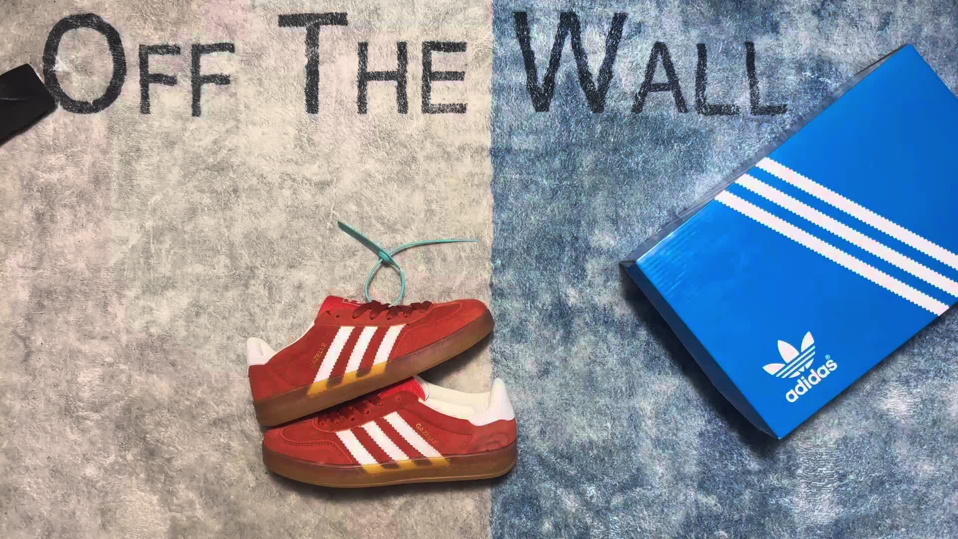 “这双GUCCI x adidas Gazelle直接把‘复古辣’焊在鞋上了🔥
