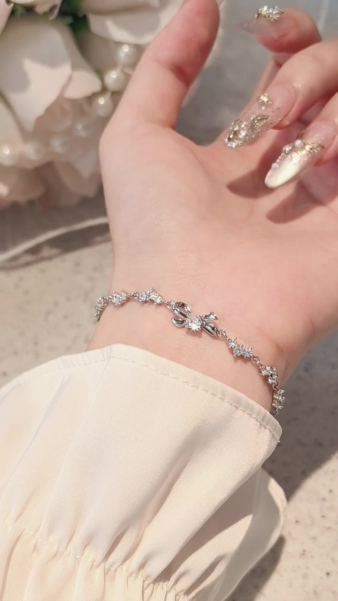 闪闪蝴蝶结🎀手链美晕我啦‼️