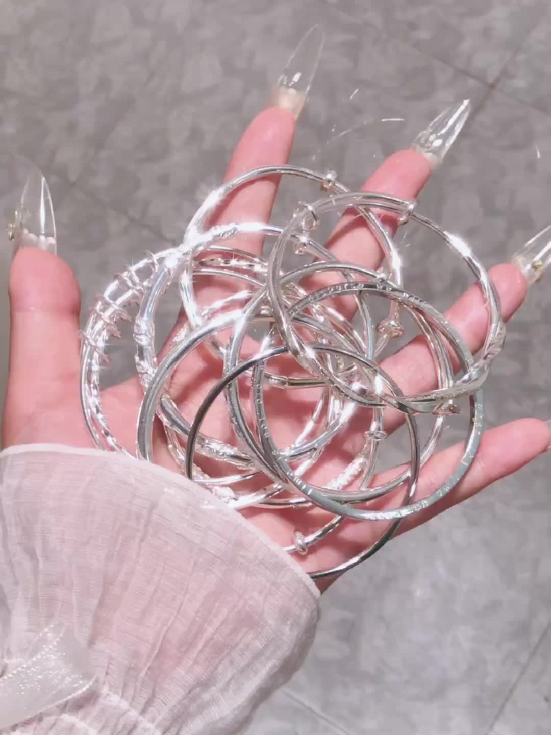 就这？✨20g左右的银手镯有多少人戴？