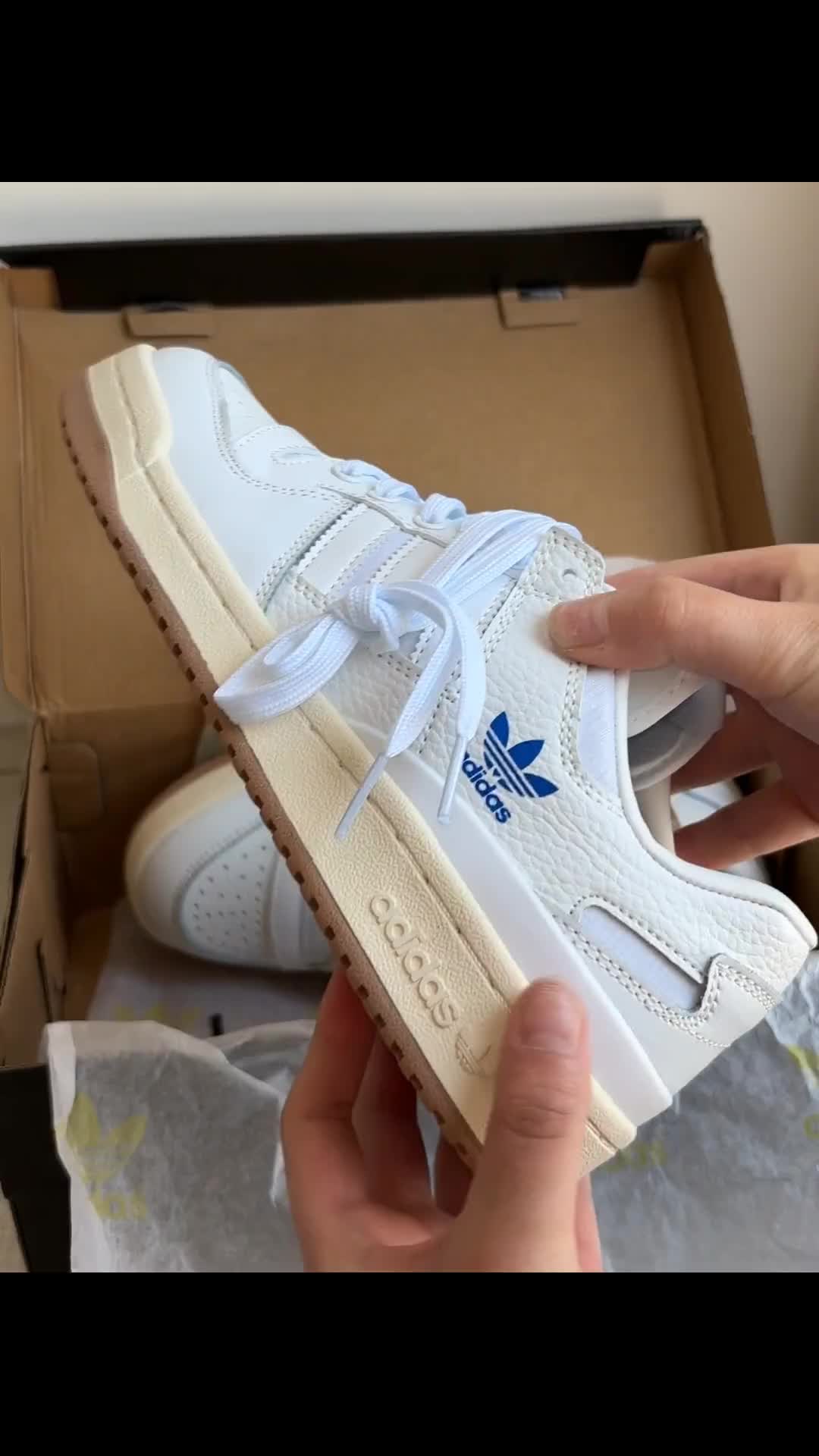 谁懂百搭蓝白板鞋好好看