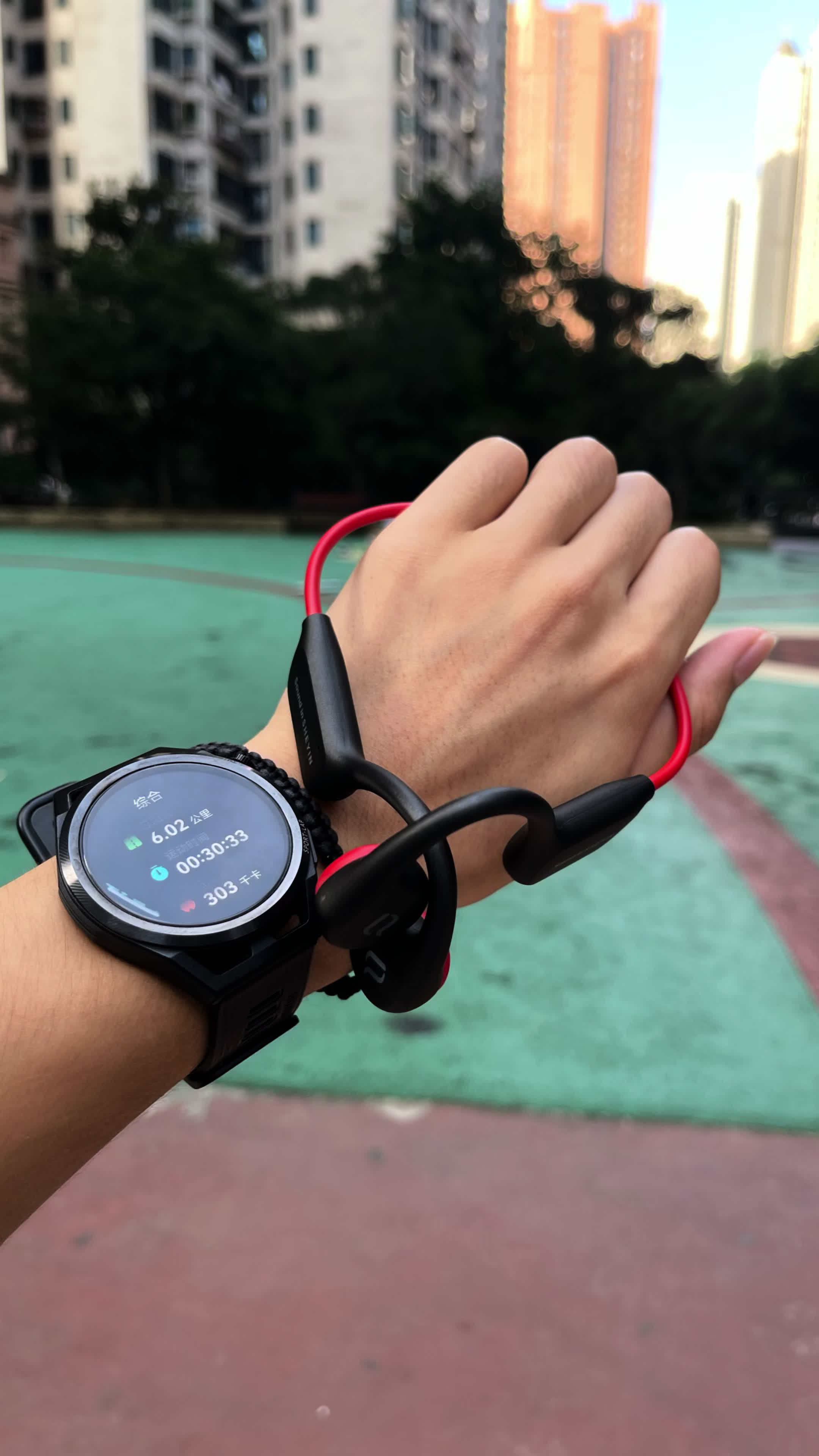 跑者实测❗️奢音X7：8级防水+自带内存，运动党真的离不开💦